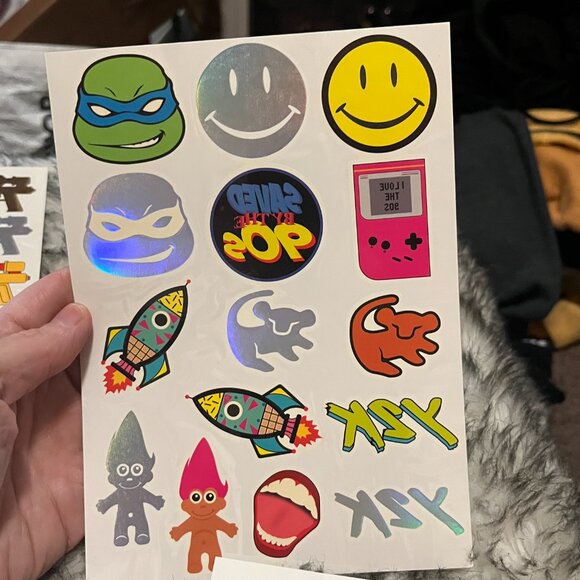 Vintage 90's Temporary Tattoos Pack Michael Jackson Daria MTV 5 Sheets 70 Tats - Picture 3 of 8